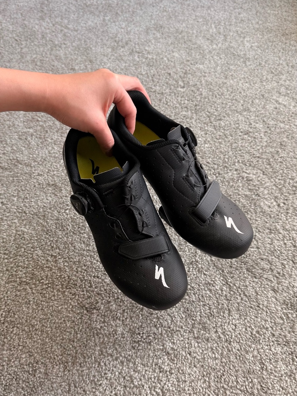 Women’s Specialized Torch 1.0 Black Cycling Sneakers with Boa Dial 6.5 US